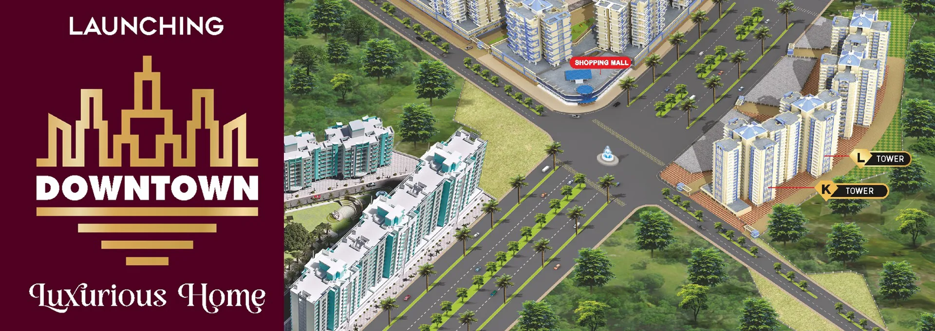 Arihant City township aerial view – premium residential project